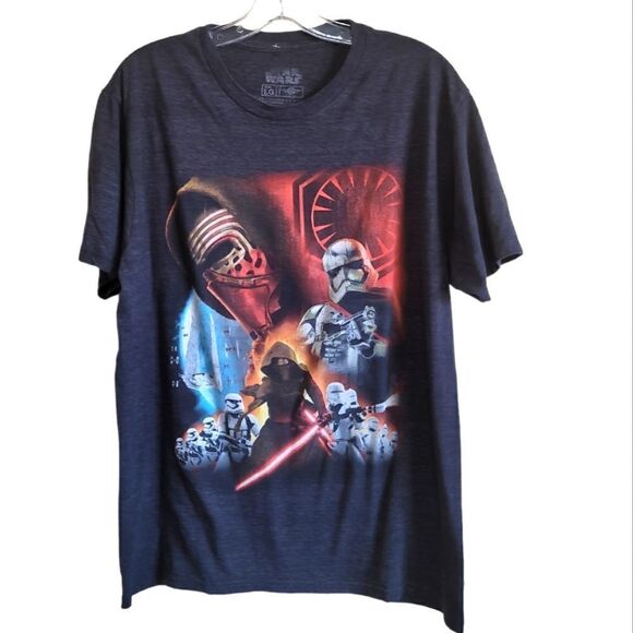 Star Wars Stormtrooper Sith Lord Short Sleeve  T-Shirt Sz Large - Picture 2 of 6